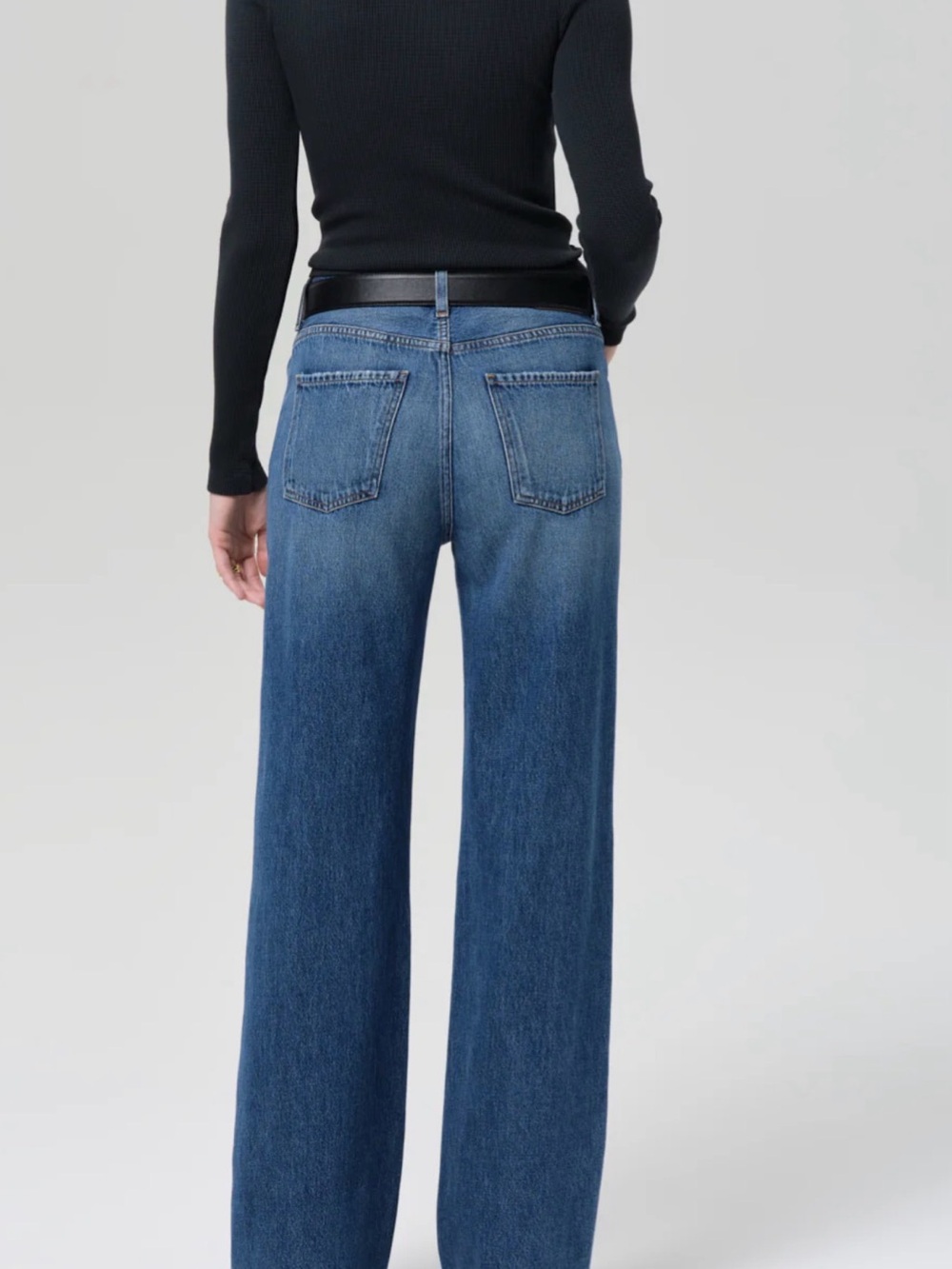 Citizens of Humanity Premium Vintage ANNiNA Dark Blue Button-Fly Jeans - Picture 2 of 13
